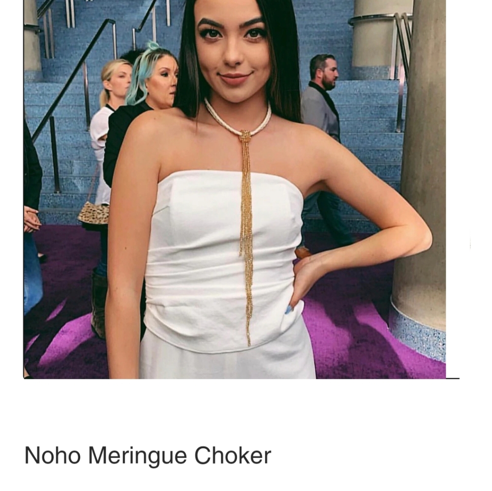 New Noho Meringue Choker Champagne